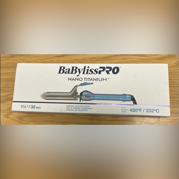 BaByliss Other - Nano Titanium Spring Curling Iron 1-1/4”